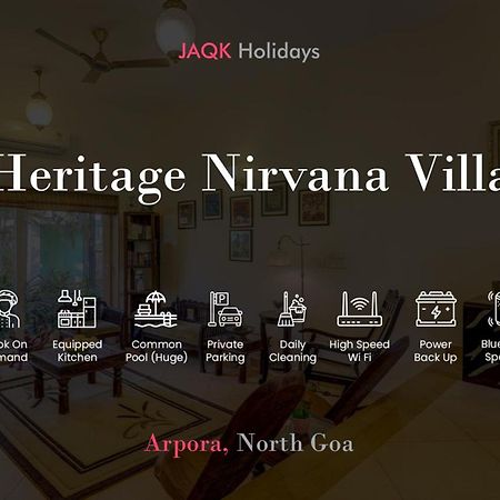 Heritage Nirvana Villa - 4Bhk, Goa Calangute Eksteriør bilde